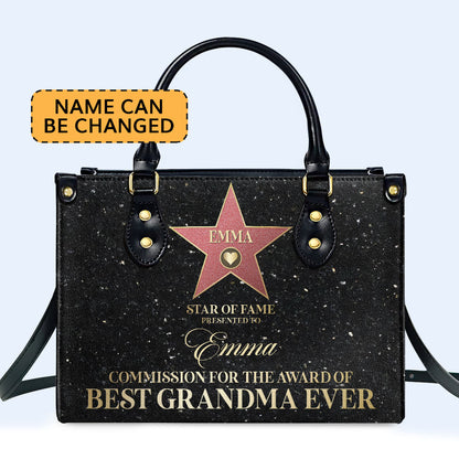 Star Of Fame - Personalized Custom Leather Handbag - MM26