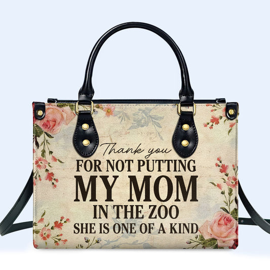 Ella es única en su clase: bolso de cuero personalizado - MM35