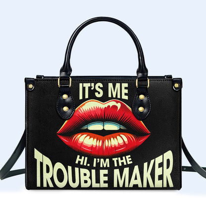 Trouble Maker - Bolso de mano de cuero personalizado - DB41