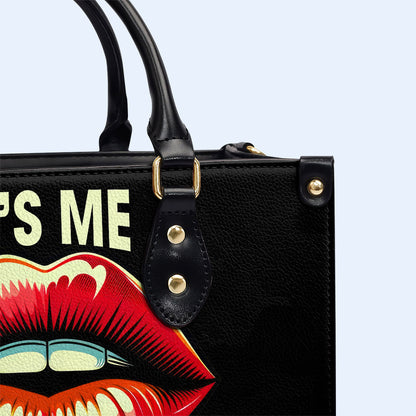 Trouble Maker - Bolso de mano de cuero personalizado - DB41