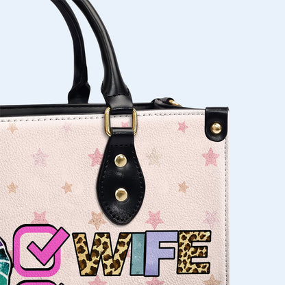 Sac à main en cuir personnalisé pour femme, maman et patronne - MM41