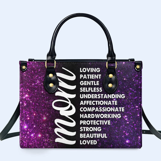 Mamá - Bolso de mano de piel personalizado - MM46