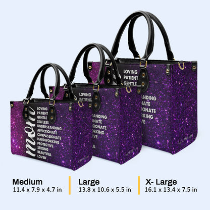 Maman - Sac à main en cuir personnalisé - MM46