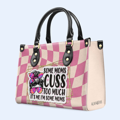 Je suis une maman - Sac à main en cuir personnalisé - MM49