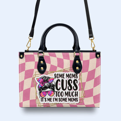 Je suis une maman - Sac à main en cuir personnalisé - MM49