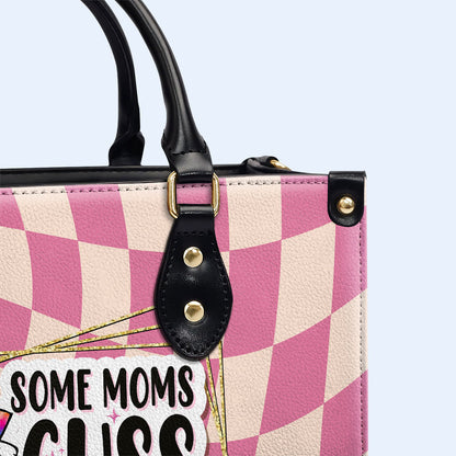 Je suis une maman - Sac à main en cuir personnalisé - MM49