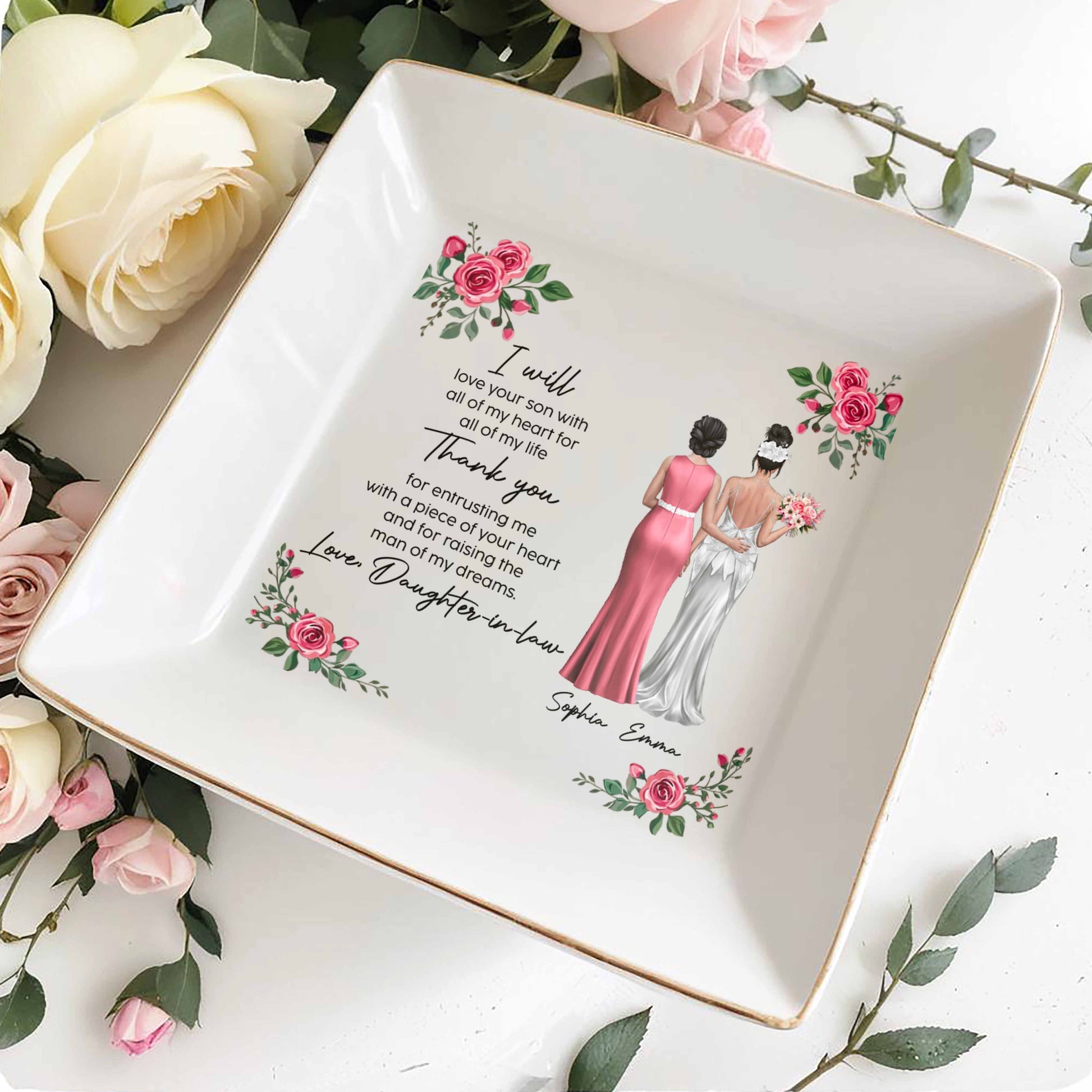 I Will Love Your Son, Roses And Women In Dresses