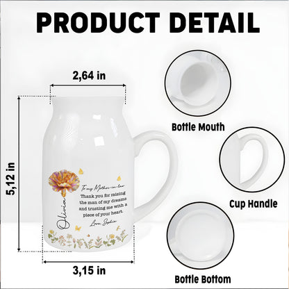 Thank You For Raising The Man Of My Dreams, Flowers And Butterflies Design