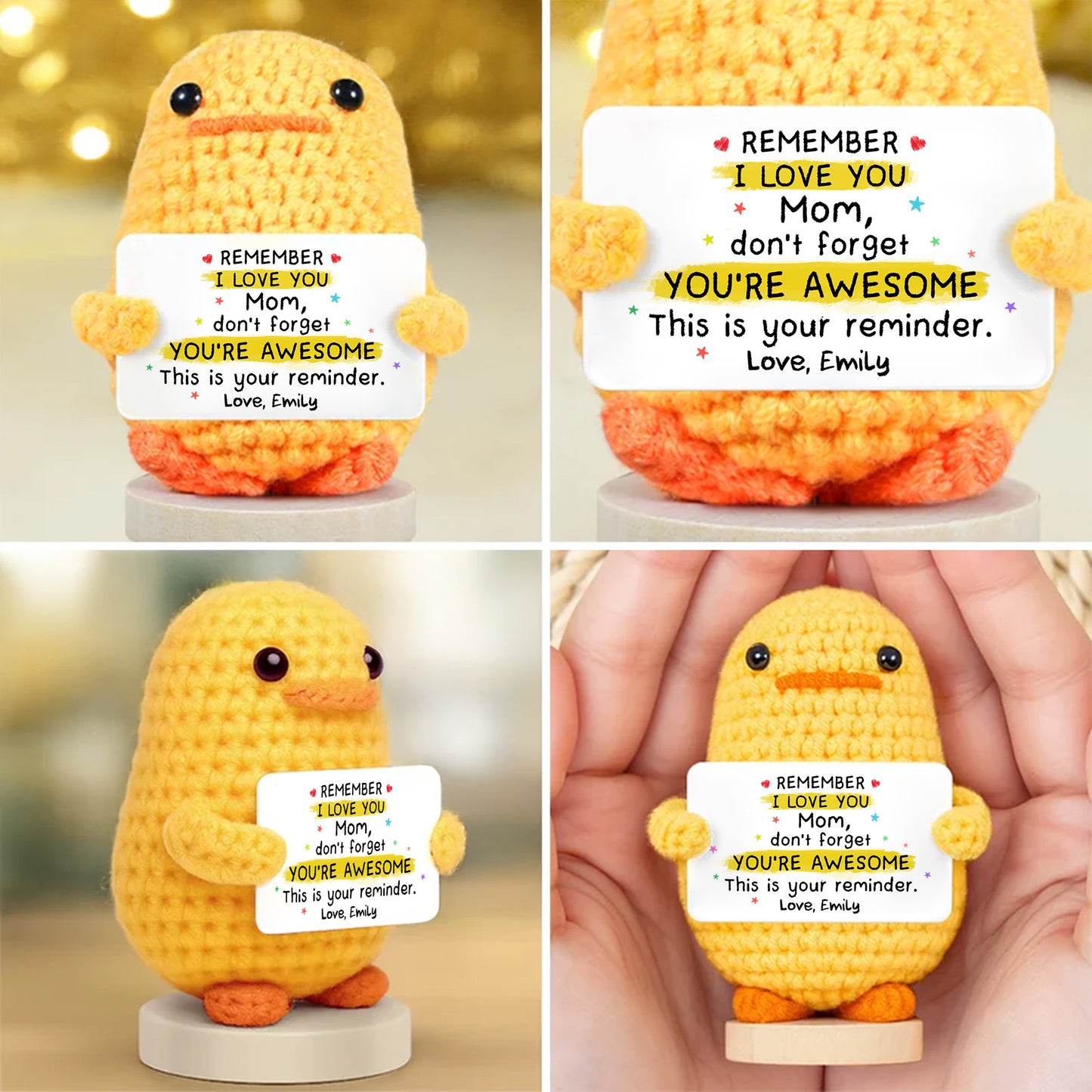 Remember I Love You Mom, Crochet Dolls