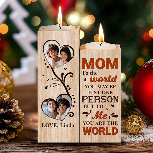 Mom To The World, Hearts And Floral Design