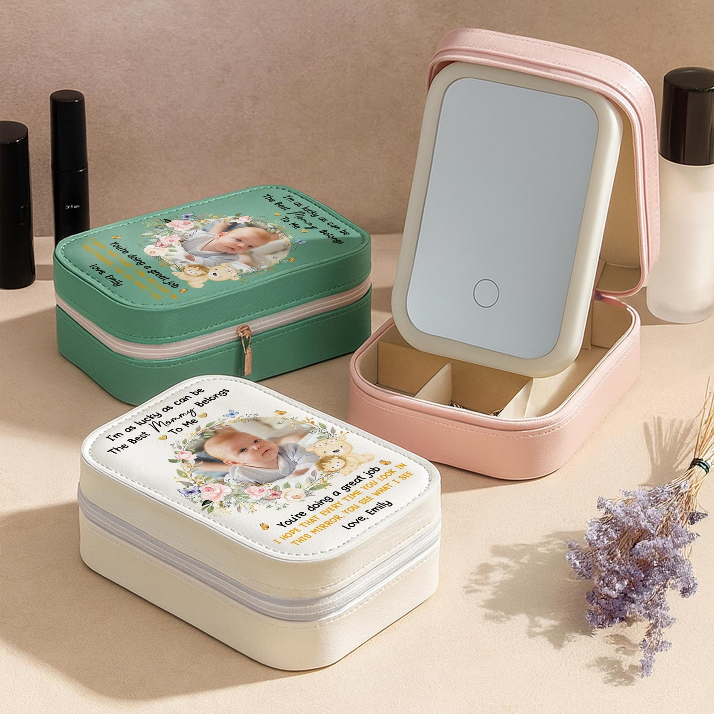 I'm As Lucky As Can Be, The Best Mommy Belongs to Me, Flowers