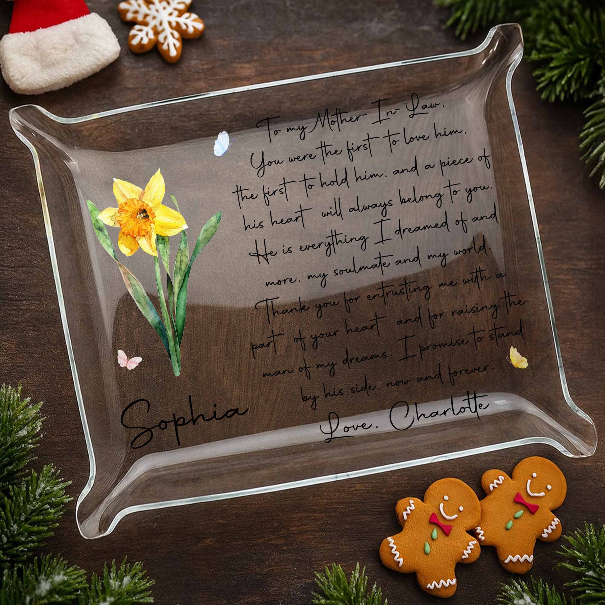 To My Mother In Law Purple Flower Heartfelt Poem