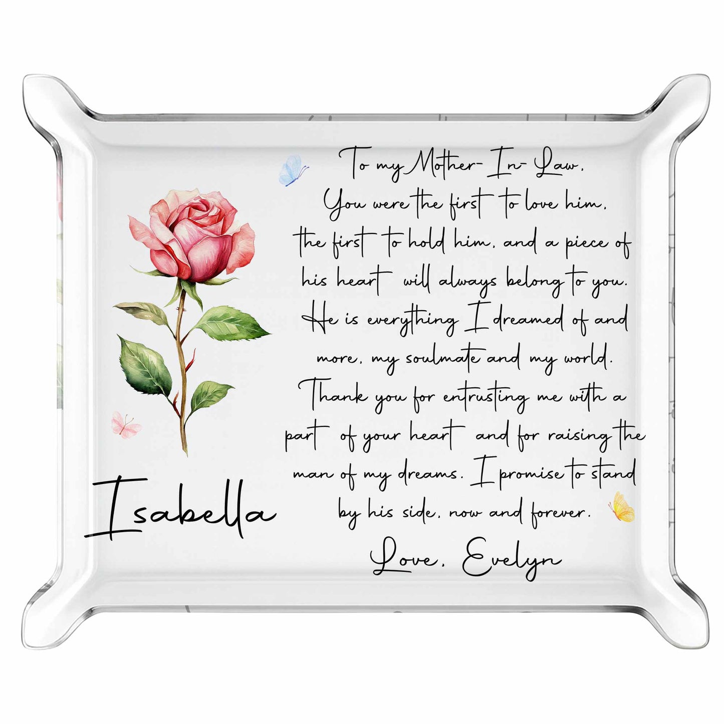 To My Mother In Law Purple Flower Heartfelt Poem