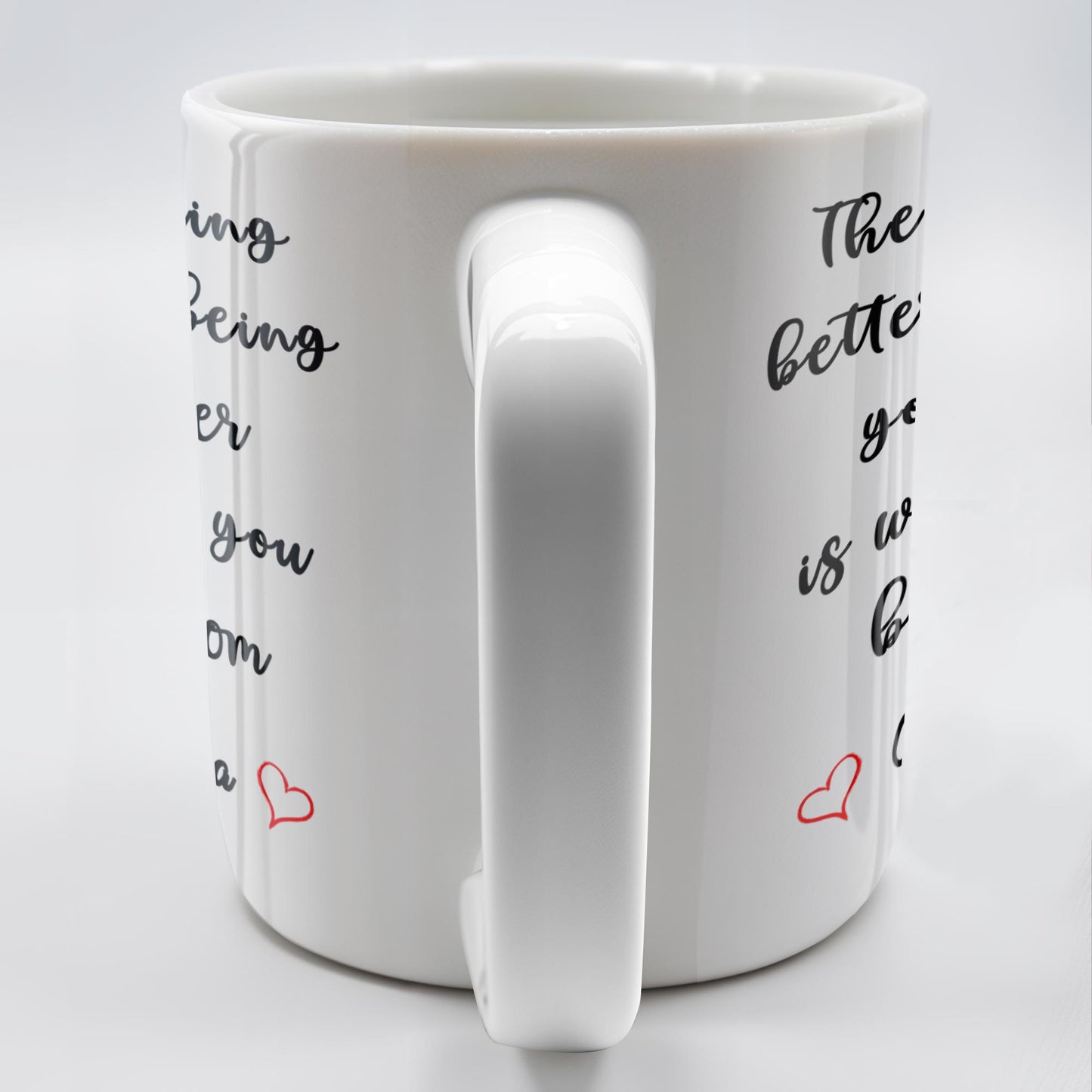 Watching You Being A Mom Heartfelt Quote Mug