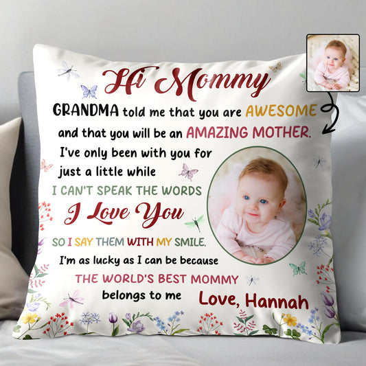 Awesome Mommy Loving Words With Flowers And Butterflies