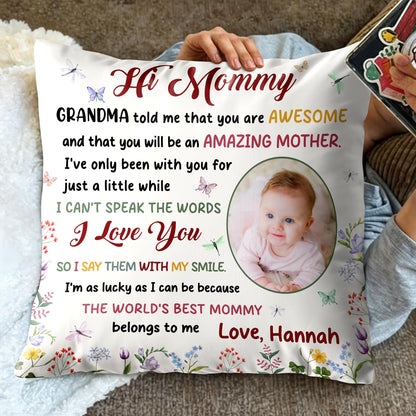 Awesome Mommy Loving Words With Flowers And Butterflies