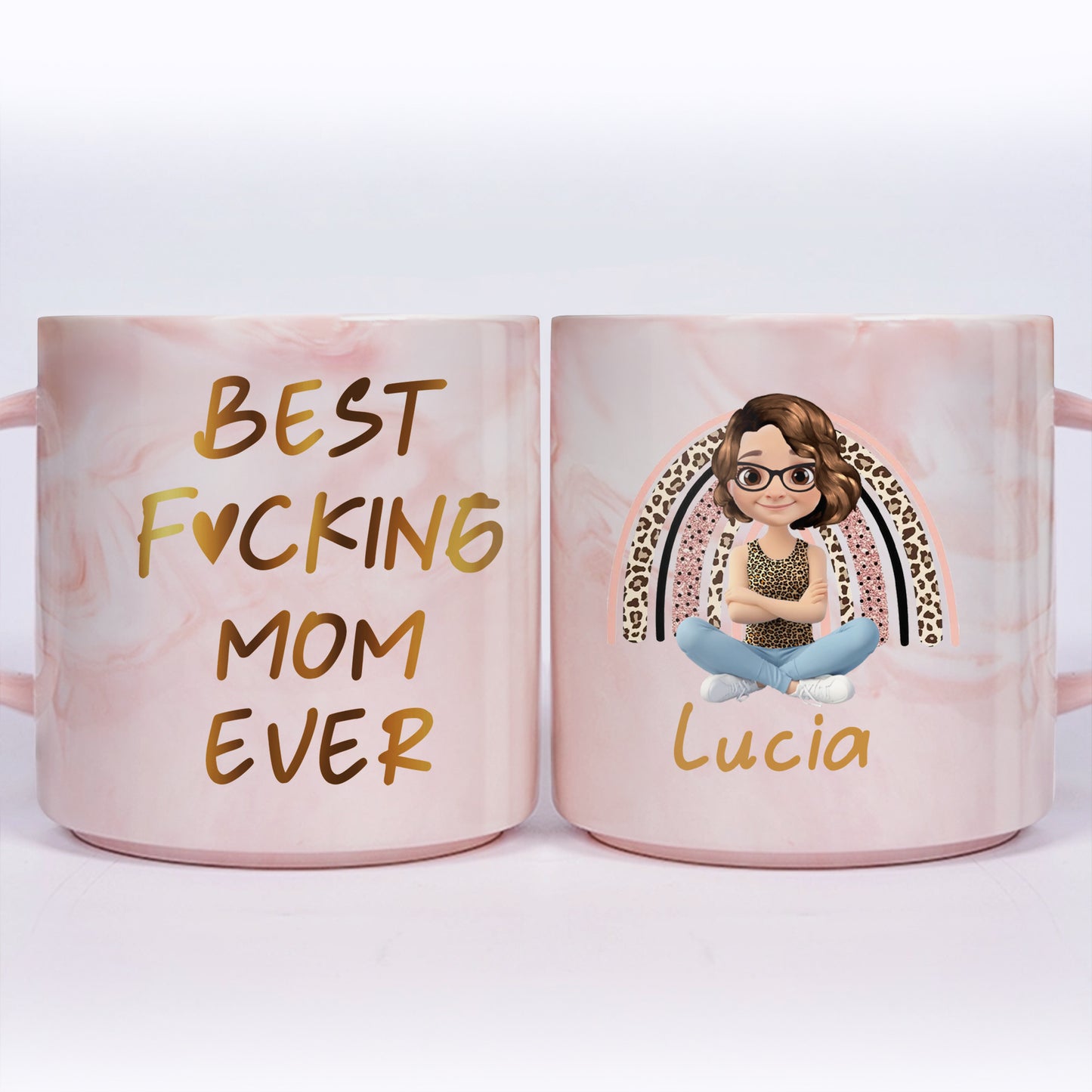 Best F**king Mom Ever With Cute Cartoon Character