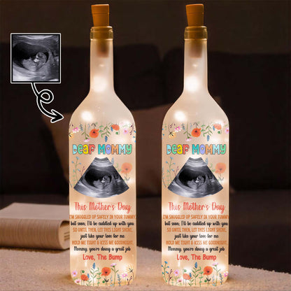 Dear Mommy, Love the Bump Ultrasound and Flowers