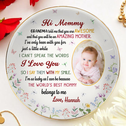 Hi Mommy, World's Best Mommy Belongs To Me, Baby and Flowers