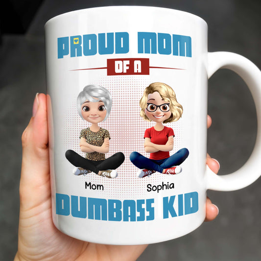 Proud Mom Of A Dumbass Kid Cartoon Characters