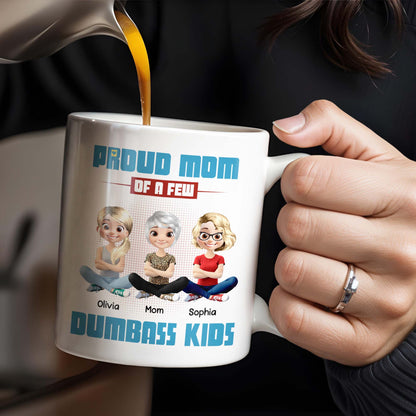 Proud Mom Of A Few Dumb*ss Kids Cartoon Characters