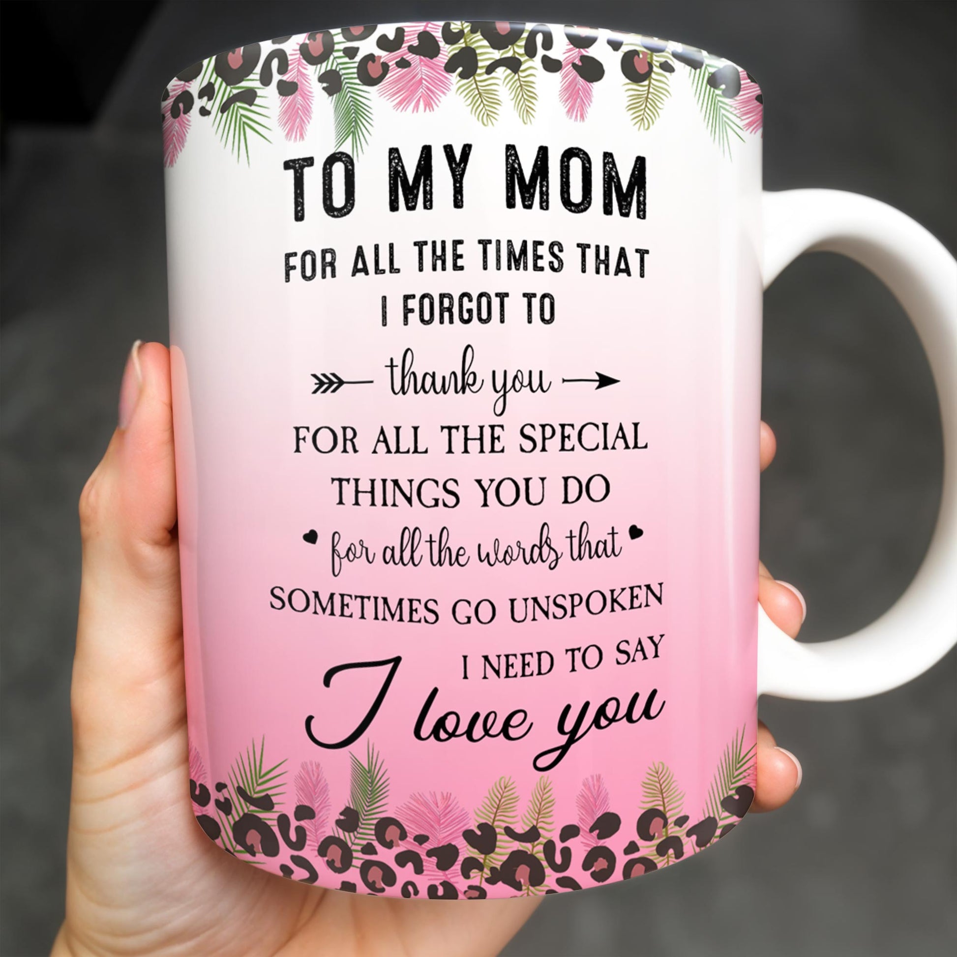 To My Mom, For All The Times That I Forgot To Thank You, Flowers and Two Women