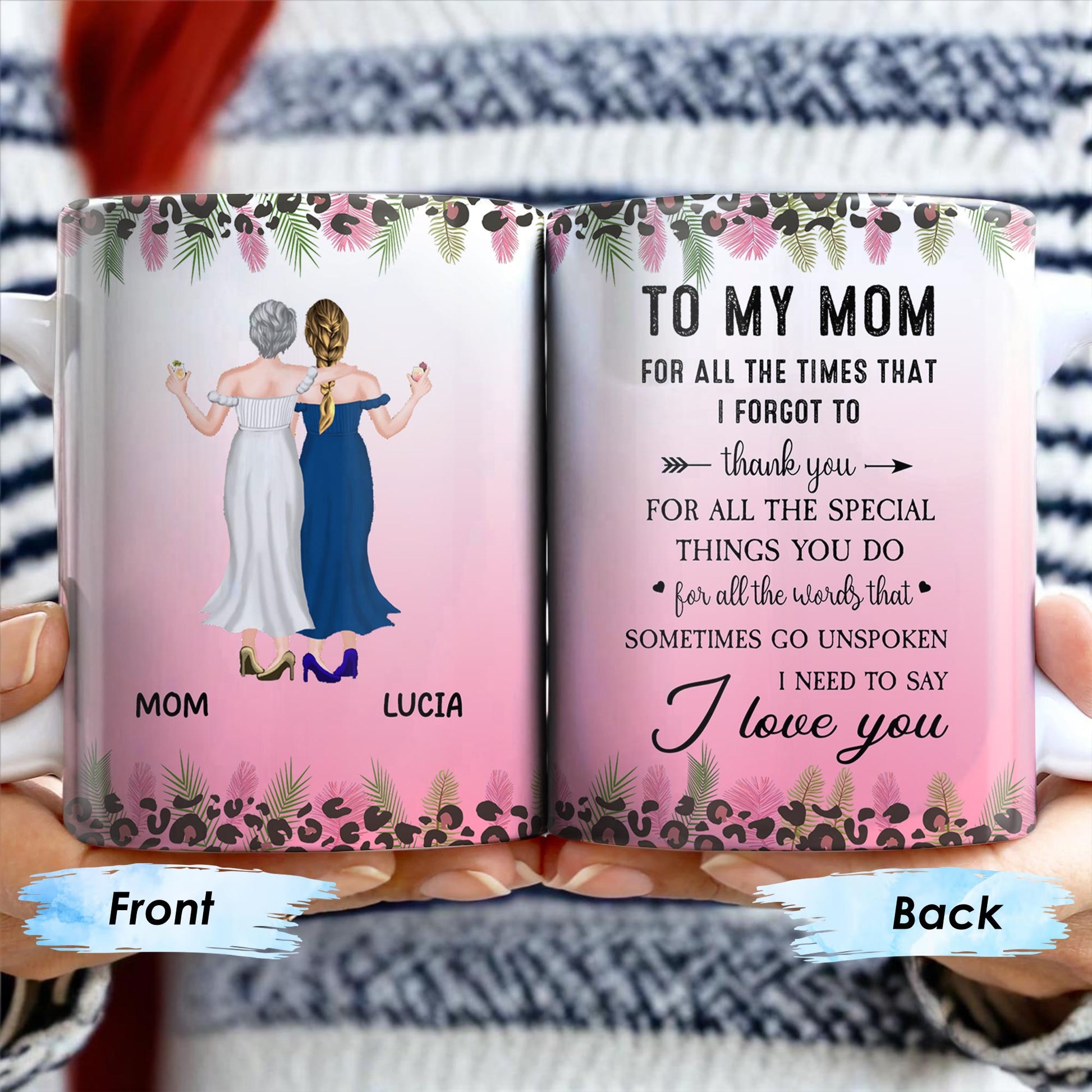 To My Mom, For All The Times That I Forgot To Thank You, Flowers and Two Women