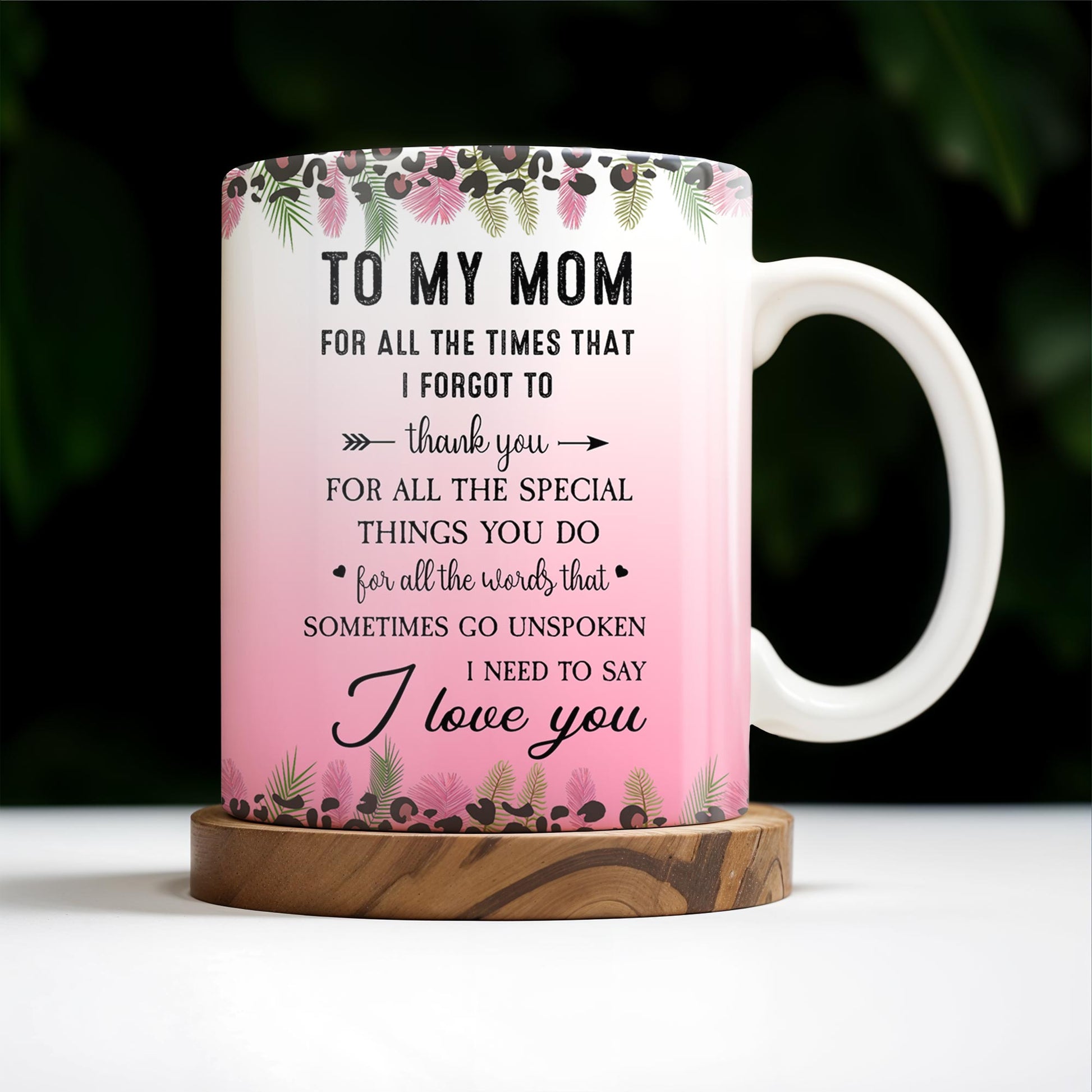 To My Mom, For All The Times That I Forgot To Thank You, Flowers and Two Women