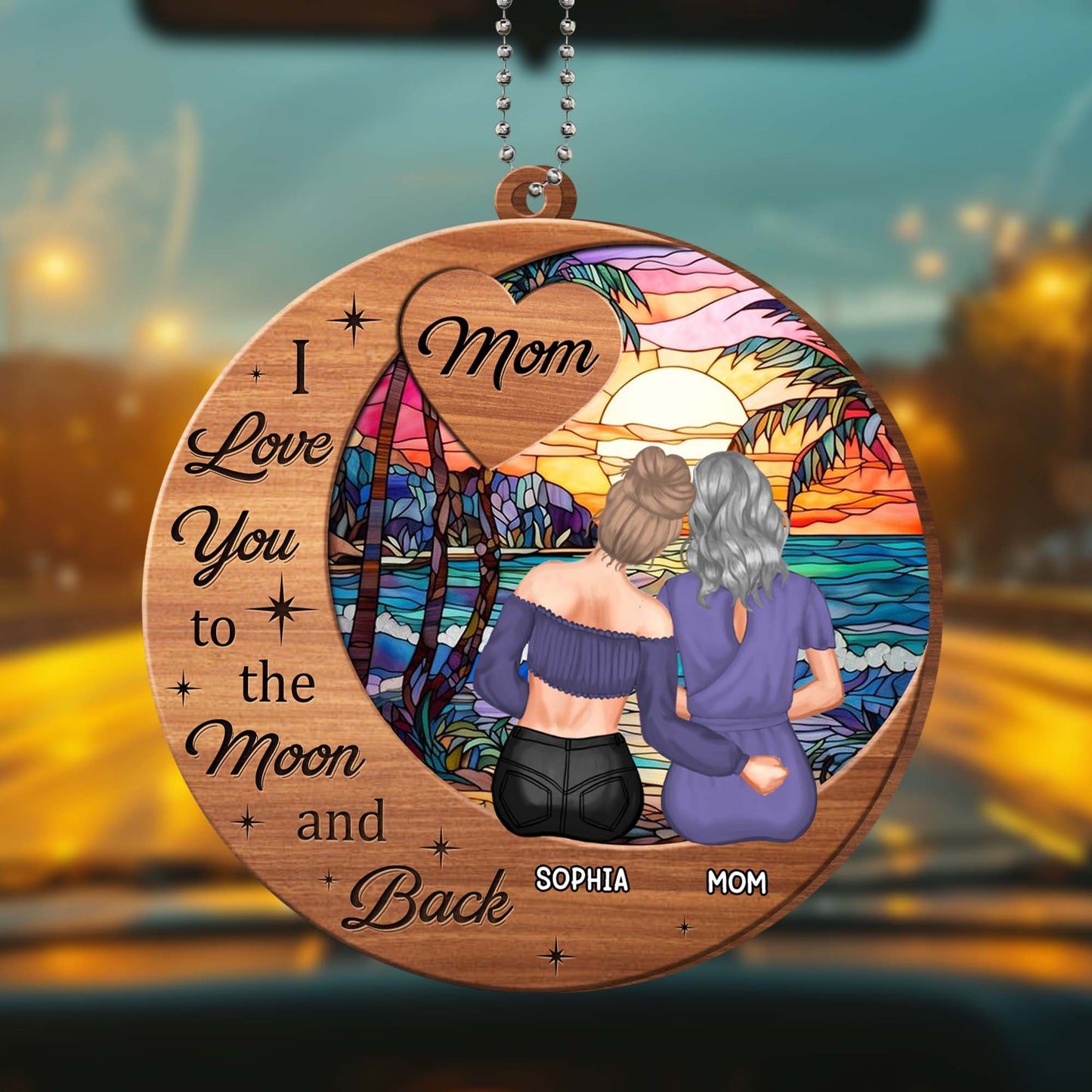 I Love You To The Moon And Back, Sunset And Women