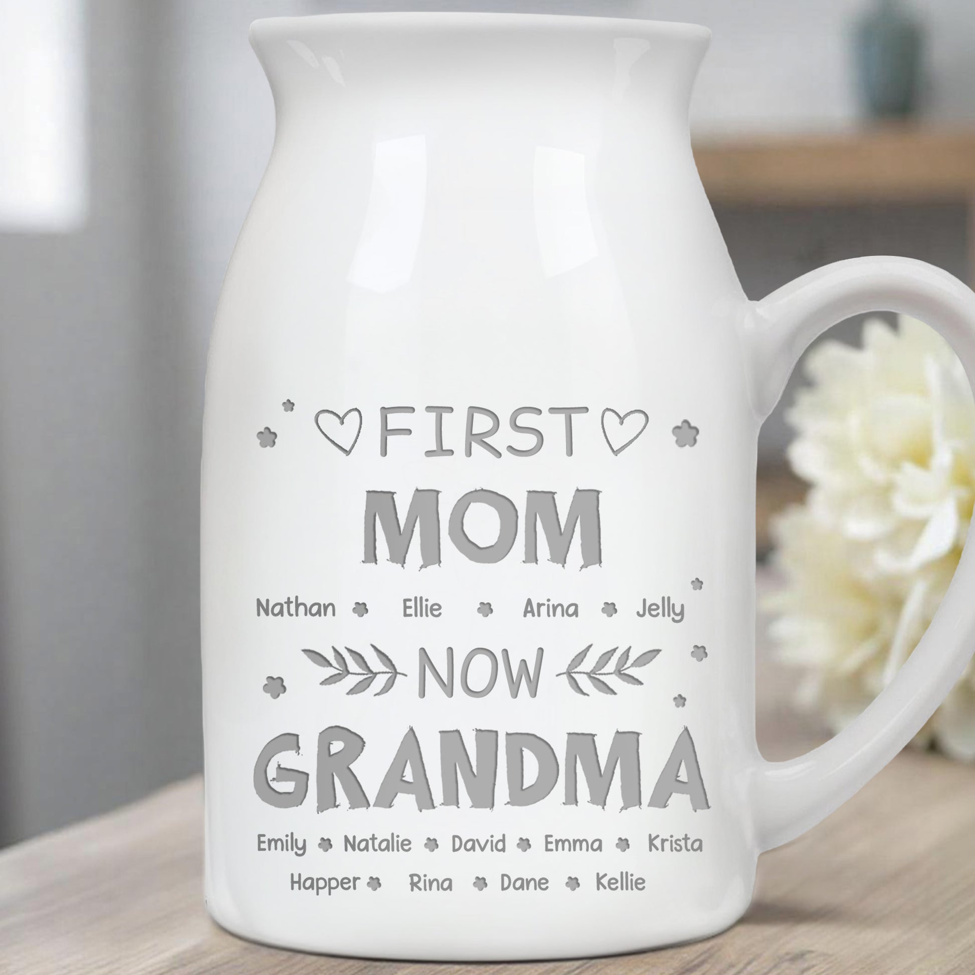 First Mom Now Grandma, Hearts and Leaves