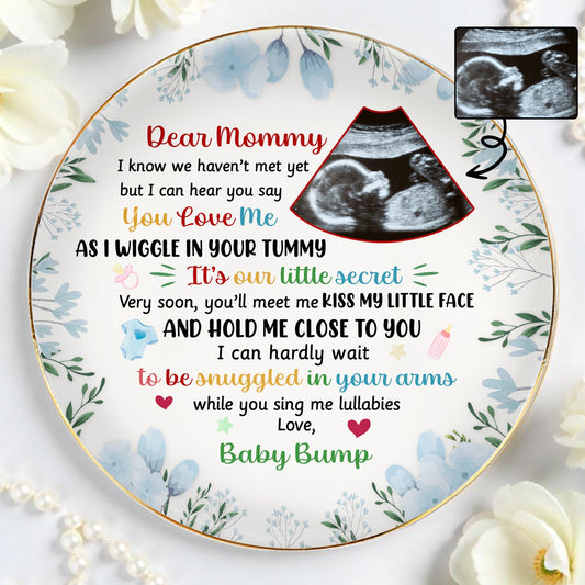 Dear Mommy, Ultrasound Image and Floral Design