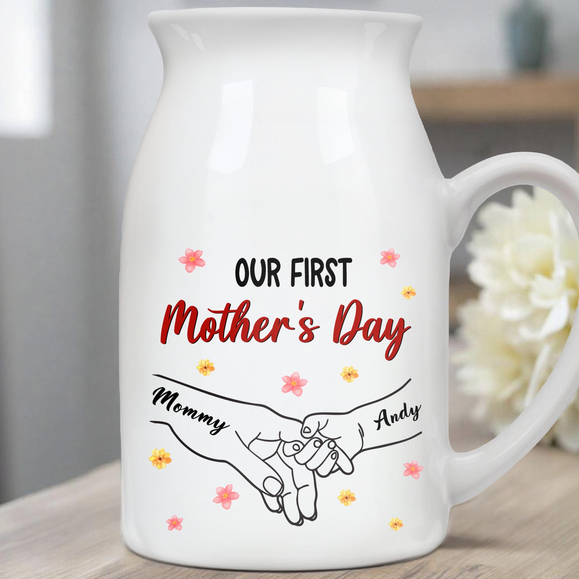 Our First Mother's Day, Flowers and Holding Hands