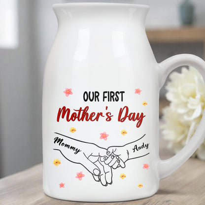Our First Mother's Day, Flowers and Holding Hands