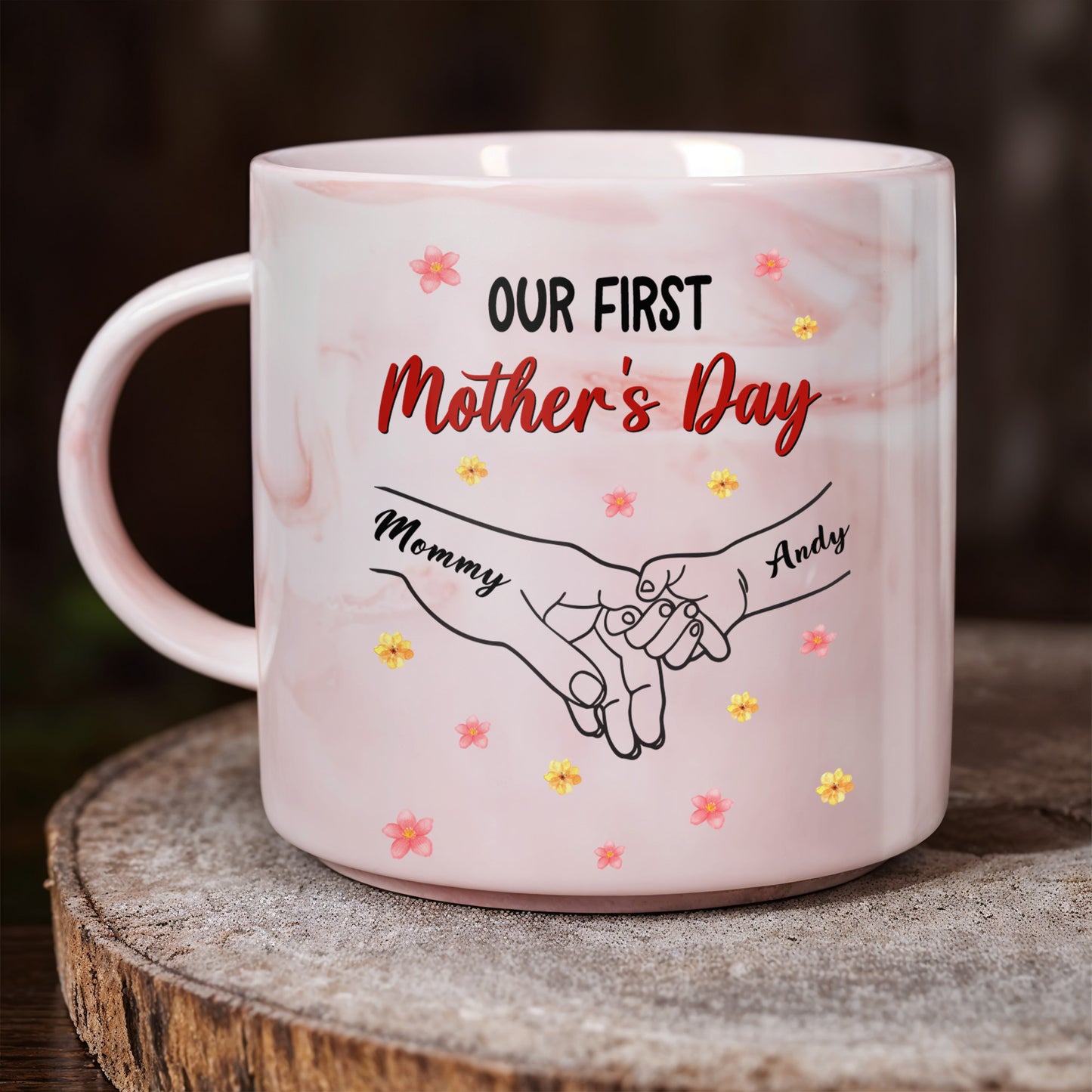Our First Mother's Day, Flowers and Hand Holding