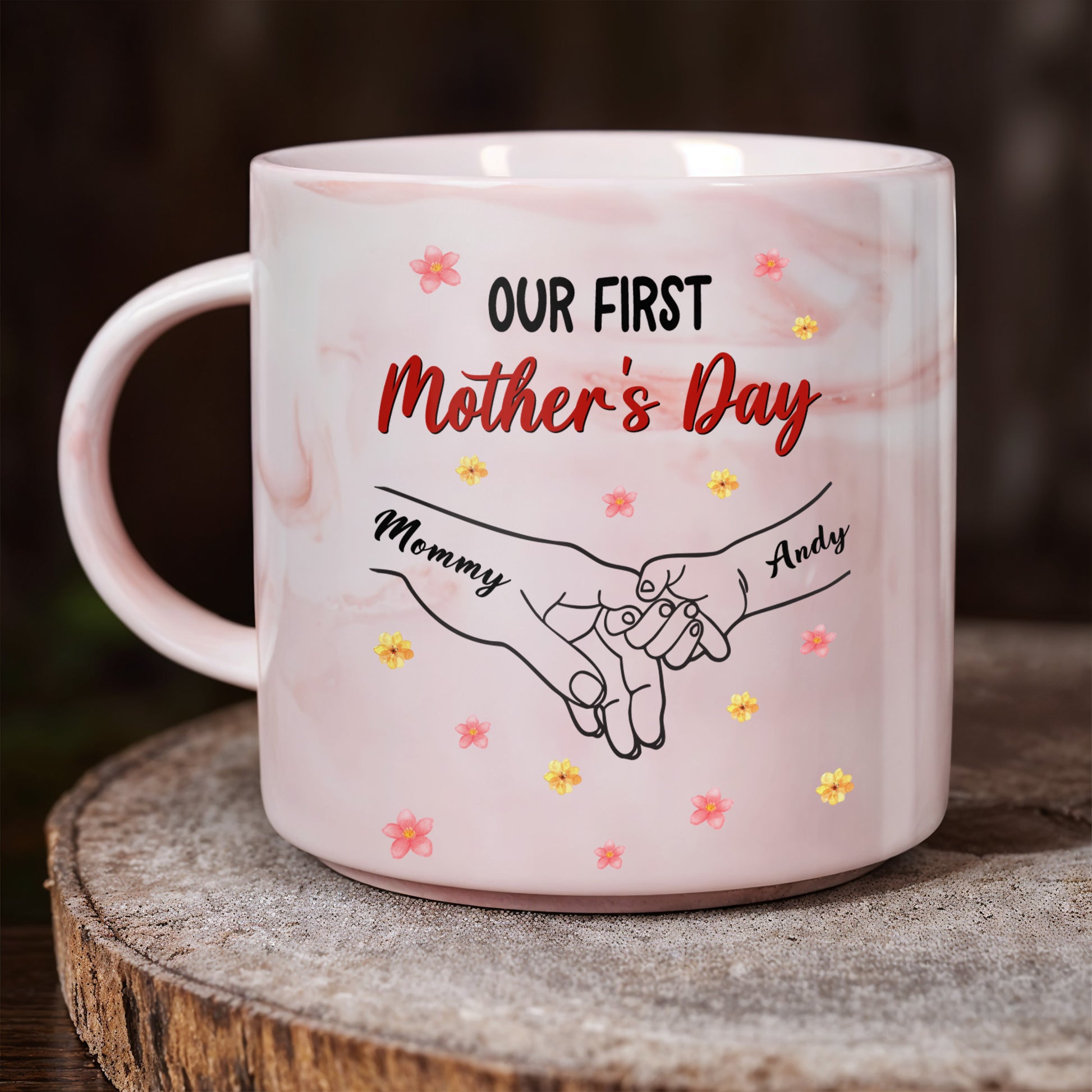 Our First Mother's Day, Flowers and Hand Holding