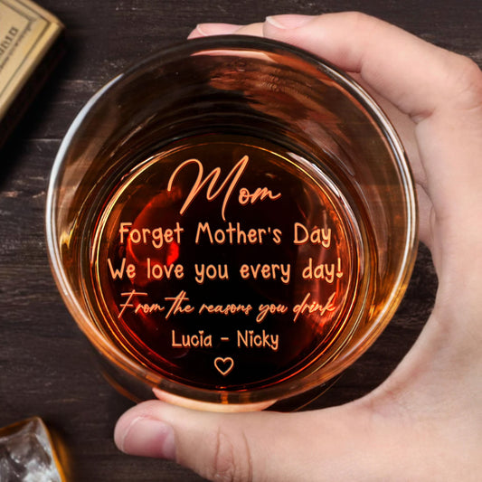 Mom, Forget Mother's Day, We Love You Every Day, Heart