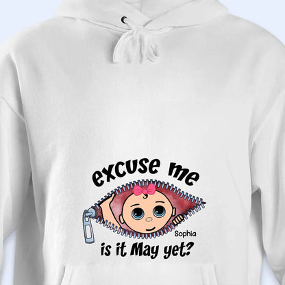 Excuse Me Is It May Yet? Baby Face And Zipper