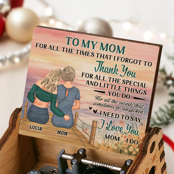 To My Mom, For All The Times That I Forgot to Thank You, Mother and Daughter