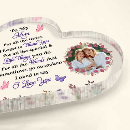 To My Mom For All The Times I Forget To Thank You, Butterflies and Flowers