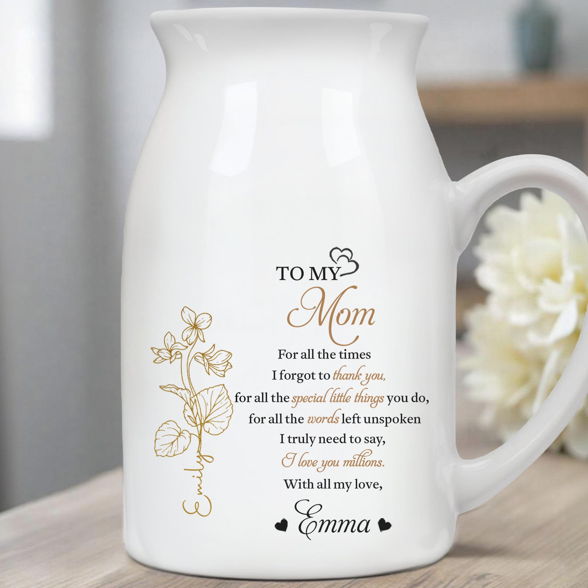 To My Mom, For All The Times, Flowers
