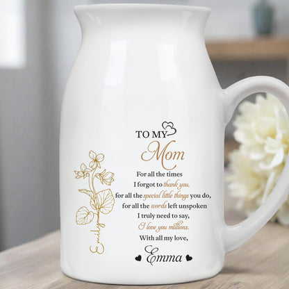 To My Mom, For All The Times, Flowers
