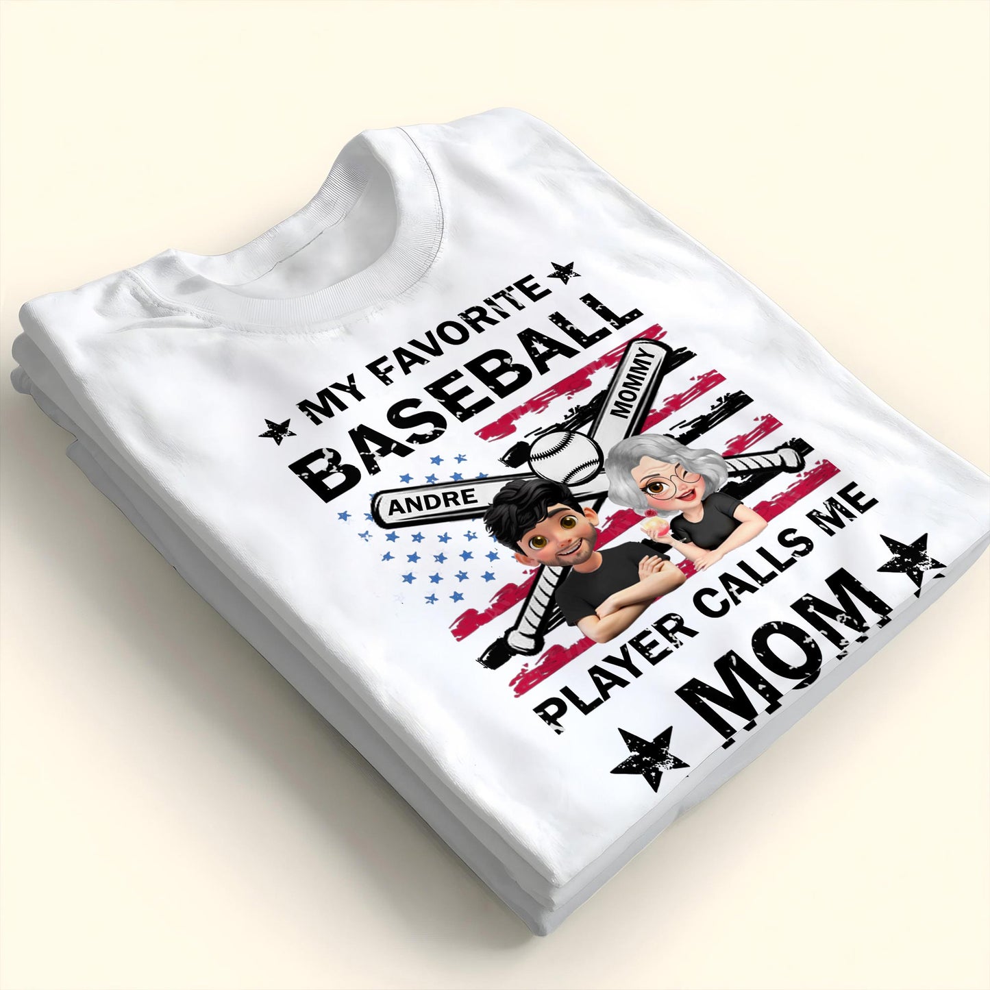 My Favorite Baseball Player Calls Me Mom, Baseball and Stars