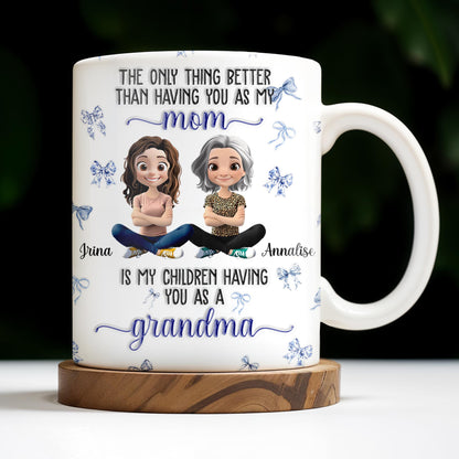 The Only Thing Better Than Having You As My Mom, Bows And Cartoon People