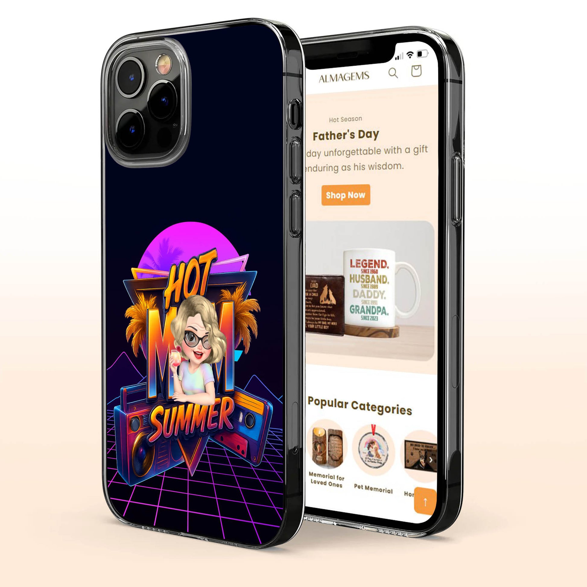 Hot Mom Summer Phone Case Design