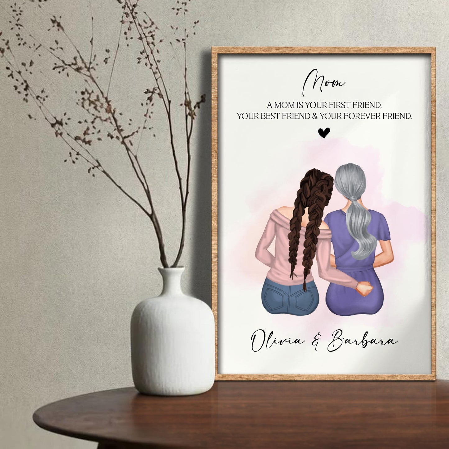 Mom Your First Friend, Best Friend, Forever Friend