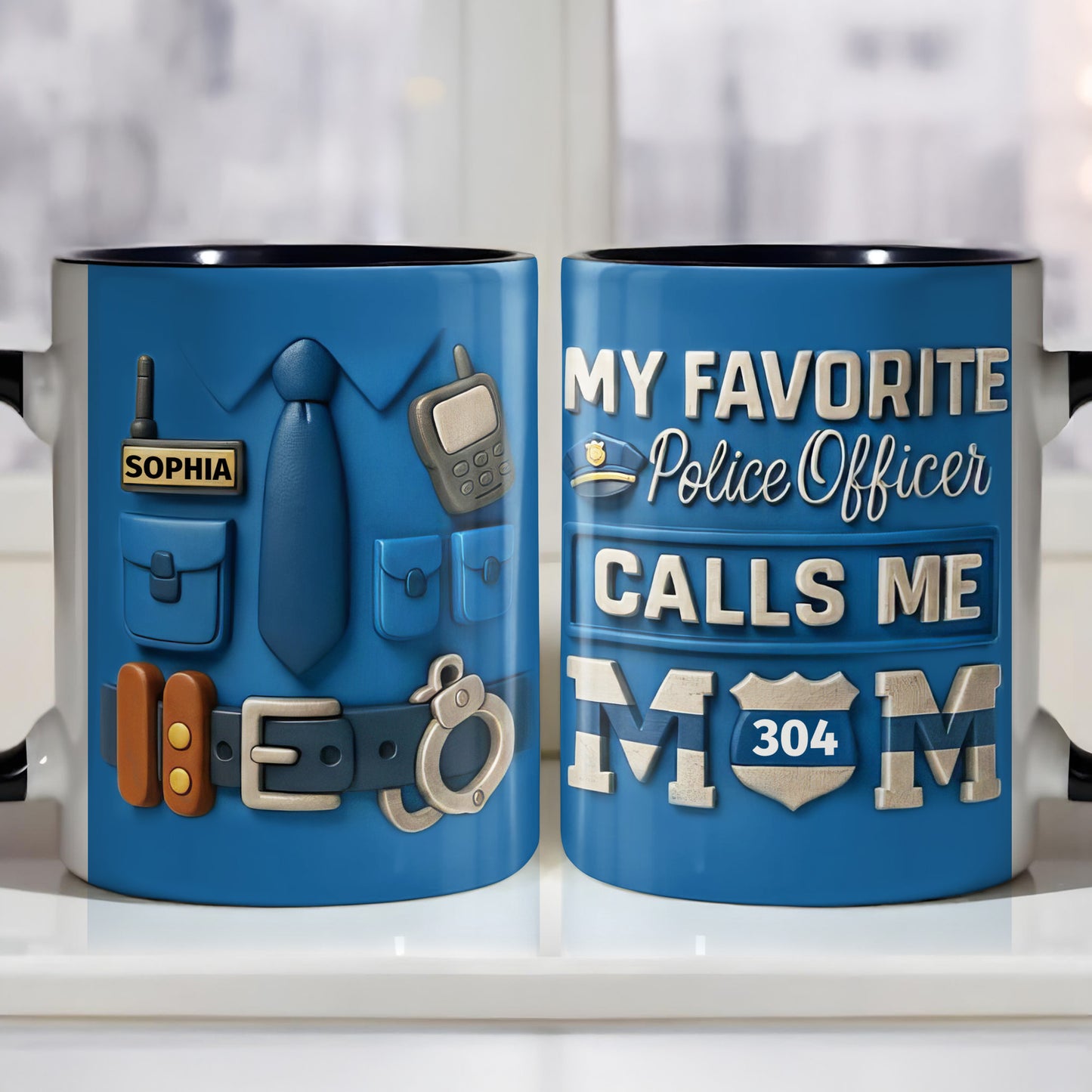 Customize With Your Name, Accessories Like Tie and Badge