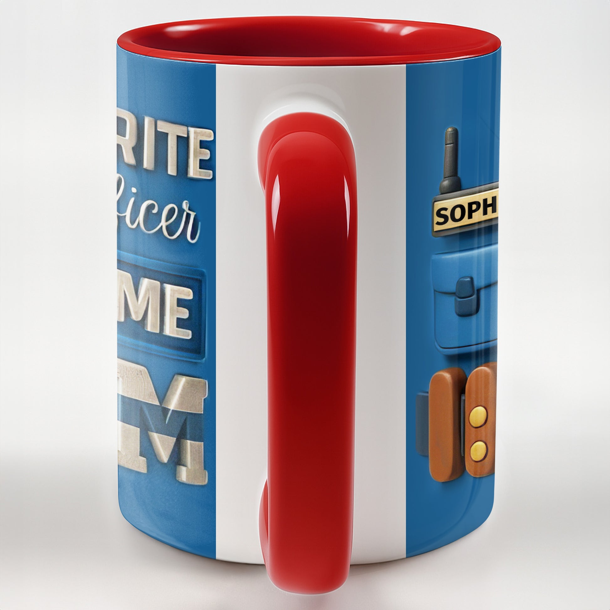 Customize With Your Name, Accessories Like Tie and Badge