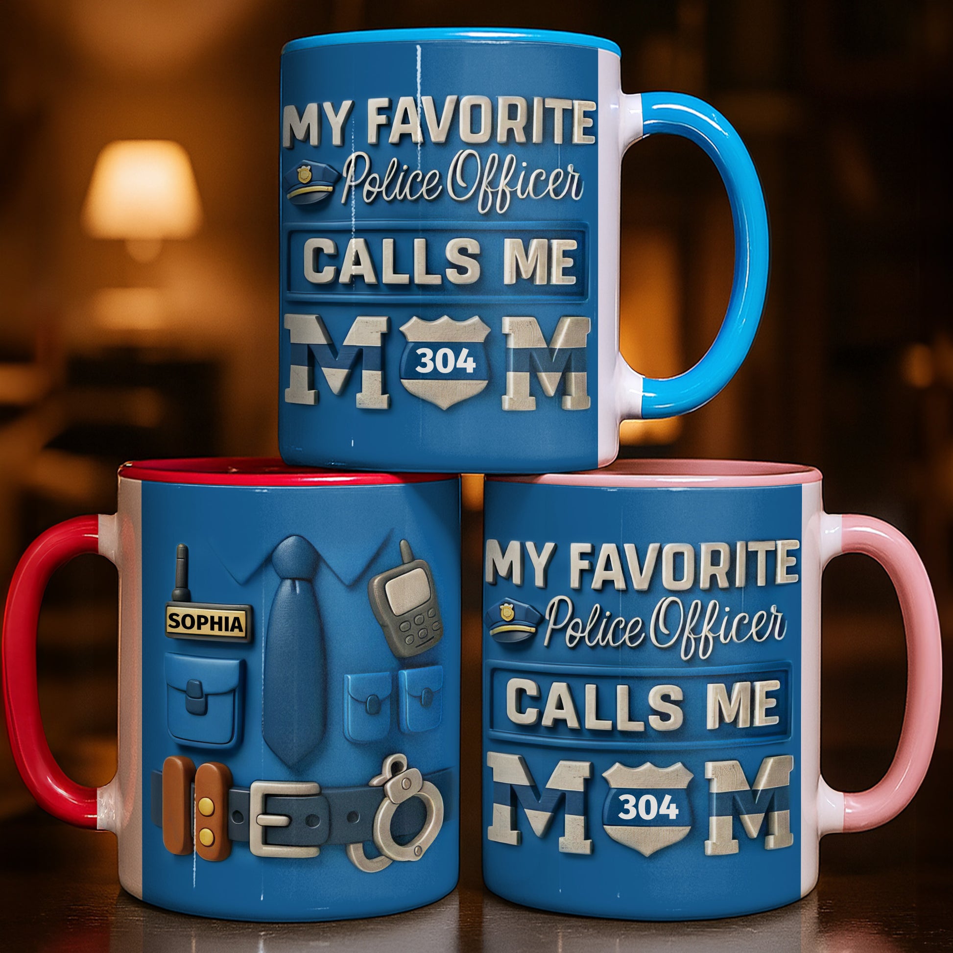 Customize With Your Name, Accessories Like Tie and Badge