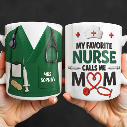 Personalize with Classic Nurse Themes, Stethoscope and Uniform