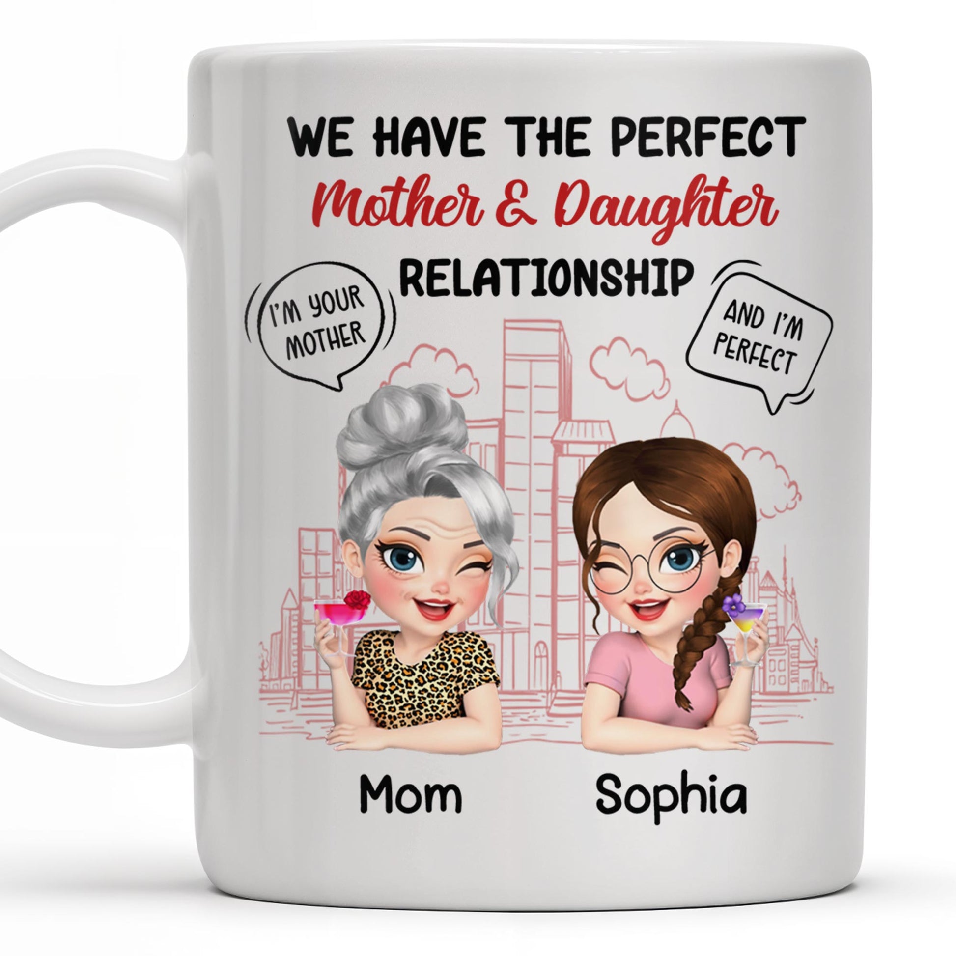 Perfect Mother & Daughter Relationship, Cityscape Design